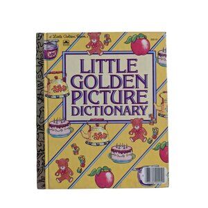 Little Golden Book Little Golden‎ Picture dictionary  1981 ephemera junk journal